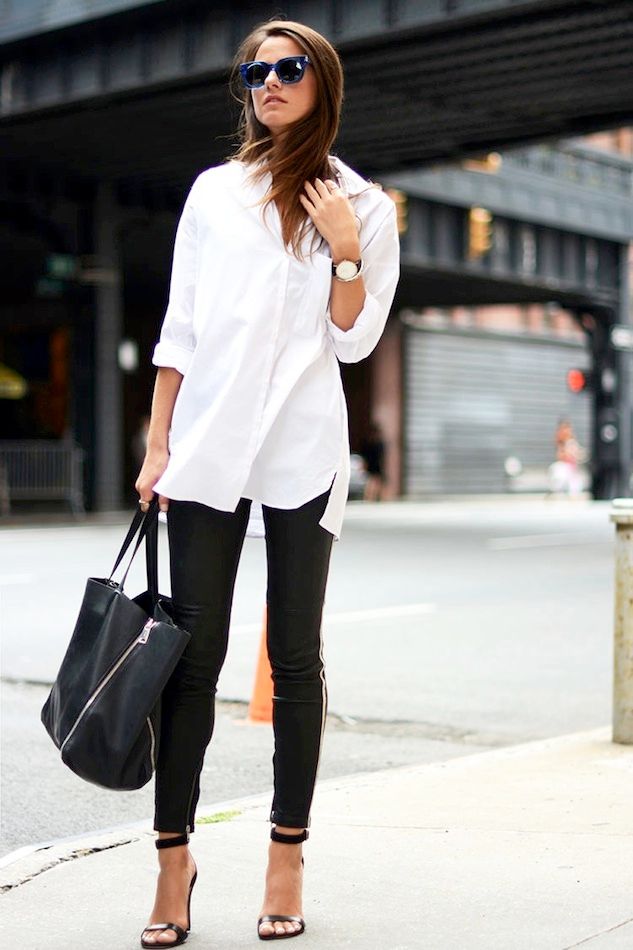 Le Fashion How To Master A Casual Chic Black And White Look